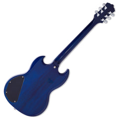 Boya&Ziqi BZS-009 Double Cut Solid-Body Electric Guitar, 22 Stainless Steel Frets (Hand Polished), 2 Push-Pull Volume Controls, Mahogany Body and Neck,Bone Nut,6-String