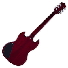 Boya&Ziqi BZS-009 Double Cut Solid-Body Electric Guitar, 22 Stainless Steel Frets (Hand Polished), 2 Push-Pull Volume Controls, Mahogany Body and Neck,Bone Nut,6-String